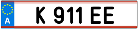Truck License Plate